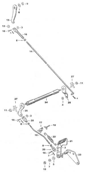 Operating stud spring washer (ES)