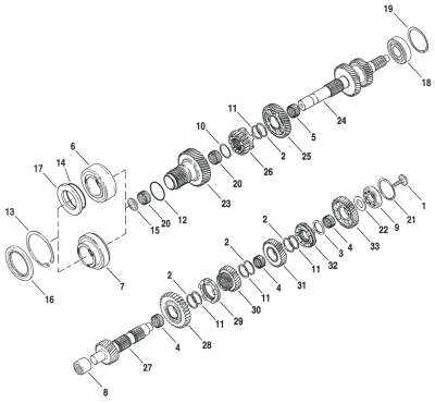 Bearing Mainshaft XL (ES)