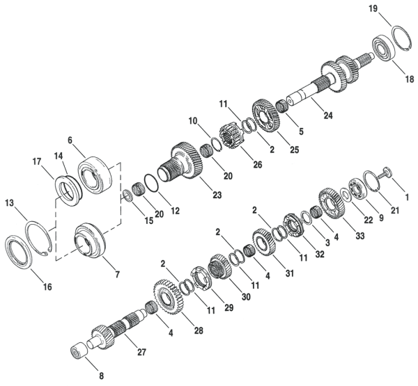 Bearing Mainshaft XL (ES)