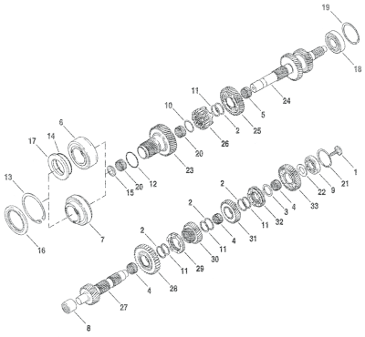 Bearing Mainshaft XL (ES)