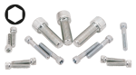 10pck Chrome Allen screws 1/4x1/2-28 UNF