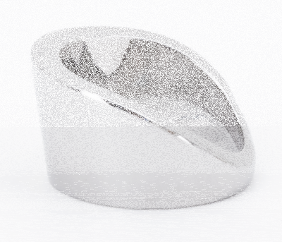 PM Fat bar spacer LH/RH Hydro chrome (ES)