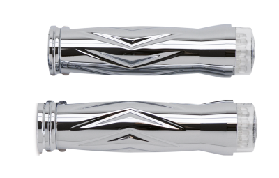 RBS Twister gripset chrome w/LED turnsig (ES)