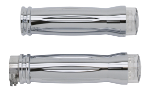 RBS Grooved gripset black w/LED turnsign (ES)