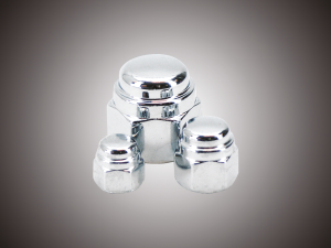 10Pck 1/4-24 Flat Top Acorn Nut (ES)