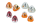Flame bullet lenses Clear rear pop-up st (ES)