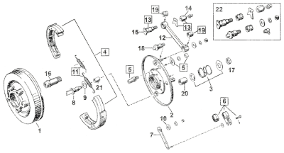 Brake Operating Shaft Washers BT36-48 (ES)