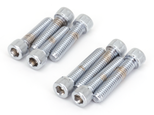 Chrome allen head screws h.bar clamp mnt