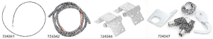 Tour-Pak Chrome Lock Kit FLT93-13 (ES)