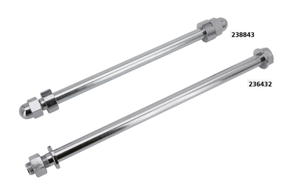 Wheel Axle 25mm L=435 mm incl. spacer (ES)