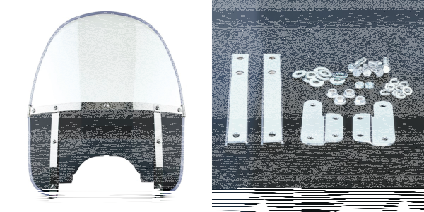 Beaded H-Duty round top/notched black (ES)