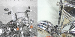 Spartan 17" kit FLST w/41mm forks & LB (ES)