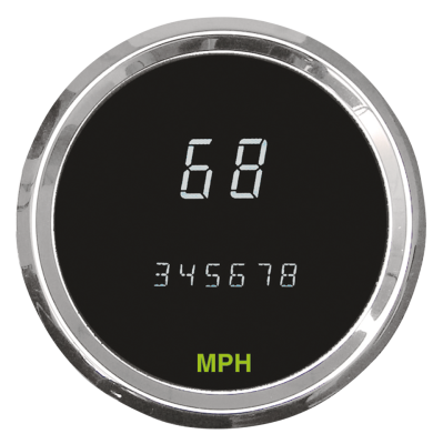 Round Digital Speedometer 3-3/8" KPH+MPH (ES)