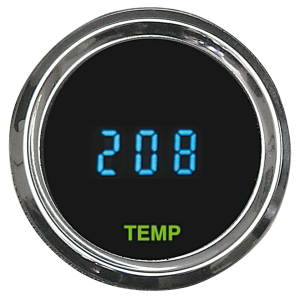 Round Oil temp gauge 2-1/16" Cels+Fhrnht