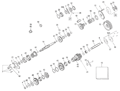 Countershaft BT36-e76 #35612-36 (ES)
