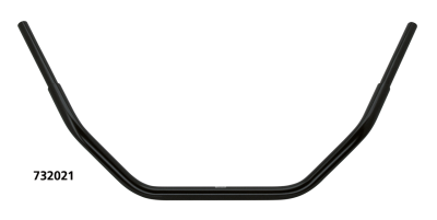 Dirty bar 1-1/4" 1M wide  5 hole Chrome (ES)