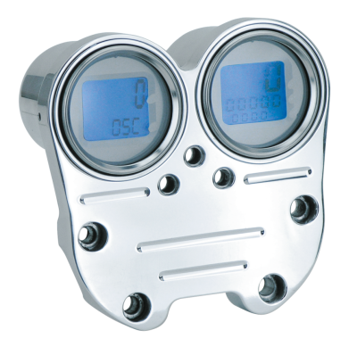 RBS Speedo/Tacho straight polished (ES)