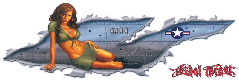 Bomber Girl Left Decal (ES)