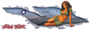 Bomber Girl Right Decal (ES)