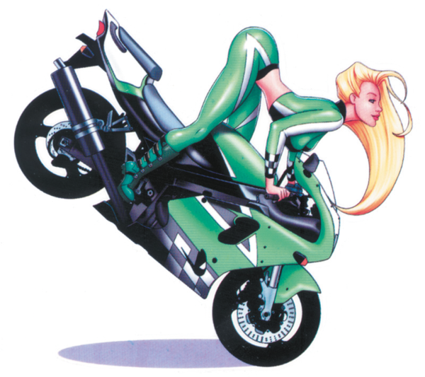 Endo girl 5.15"x4.16" decal (ES)