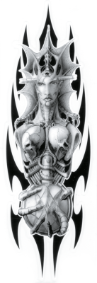 Bio Mechanical Girl 2.7X8.3 (ES)