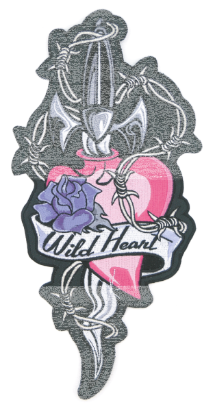 Heart n Dagger 11X5.5 Patch (ES)