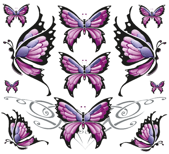 BUTTERFLY SHEET LG 11,5"X11,75" (ES)