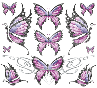 BUTTERFLY SHEET LG 11,5"X11,75" (ES)