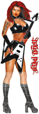 FLYING V GIRL  3"X10" (ES)