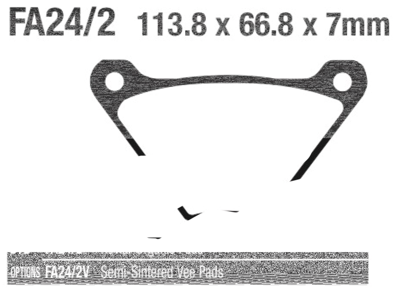 EBC-V brake pads (ES)