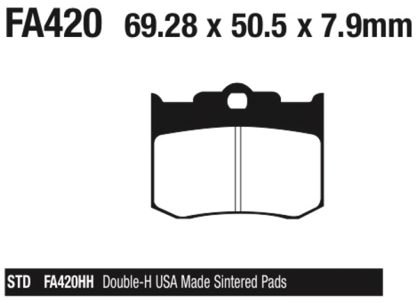 EBC-HH PM 137X4 pads (ES)