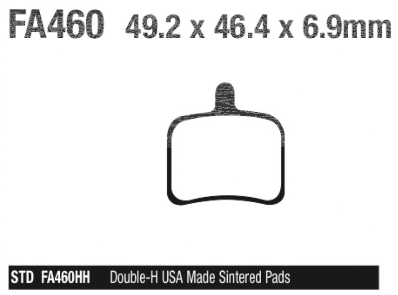 EBC-HH Buell 1125R08-10 rear brake pads (ES)
