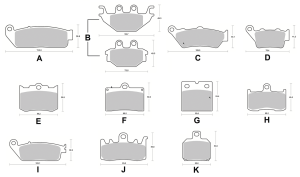 SBS HLS RR Brake pads Indian 14-up