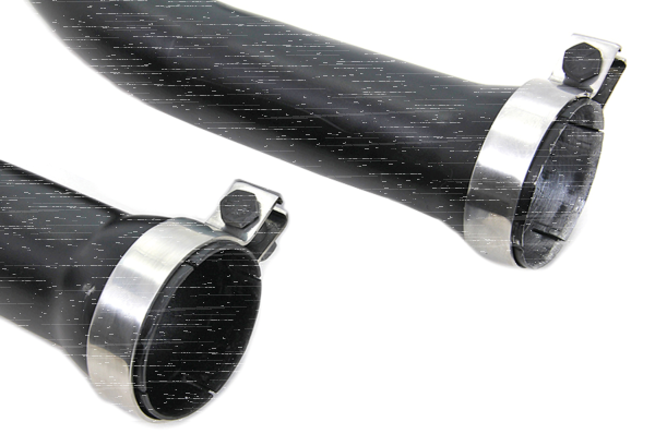 Panhead stainless exhaust port clamp set (ES)