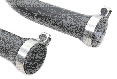 Panhead stainless exhaust port clamp set (ES)
