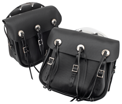 Black Saddlebags w/o Logo HD36-43 (ES)