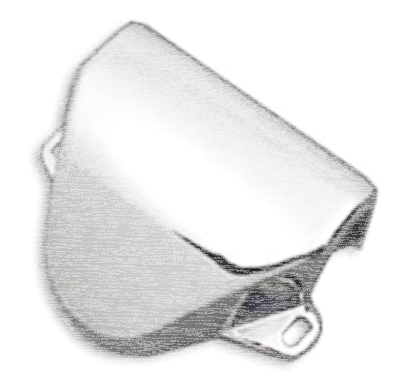 Handlebar Clamp Cover Chr FL80-84 (ES)