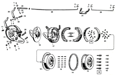 Wheel Lug Bolts Parkerized BT36-72 (ES)