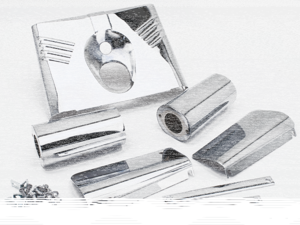 Fork Cover Kit Chrome FLST86-17 (ES)