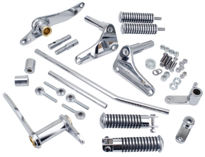 Forward Control Kit Chrome XL(C)H57-74 (ES)