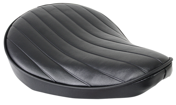 Tuck & Roll Solo Seat Small Black Vinyl (ES)