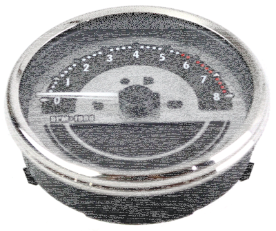 5" Speedo/Tachometer Silver KMH/MPH (ES)