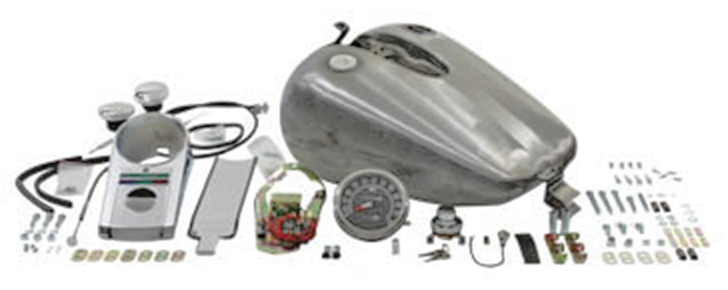 Bobbed 4 Gallon Gas Tank Kit FLT80-99 (ES)