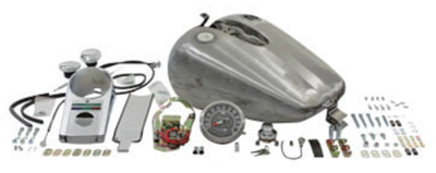 Bobbed 4 Gallon Gas Tank Kit FLT80-99 (ES)