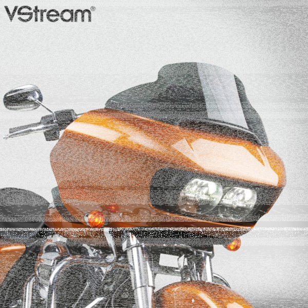 V-Stream 9" windscreen FLTR15-UP dark (ES)