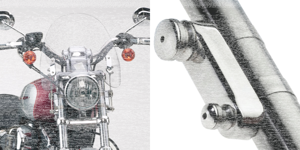 Switchblade Deflector Clear kit 39mm for (ES)