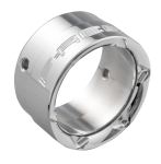 STAR TIP CHROME 2.5" EA