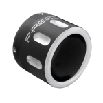 Eagle 4" End cap Black sculpted cut