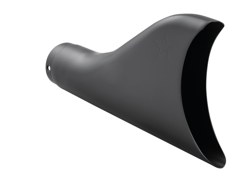 Sharktail pitch black end cap 2.125" (ES)