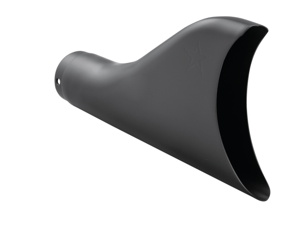 Sharktail pitch black end cap 2.125" (ES)